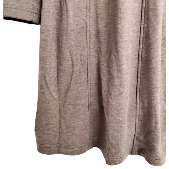 Soft Surroundings Taupe Cowl Neck Dress Size Small - Picture 5 of 8
